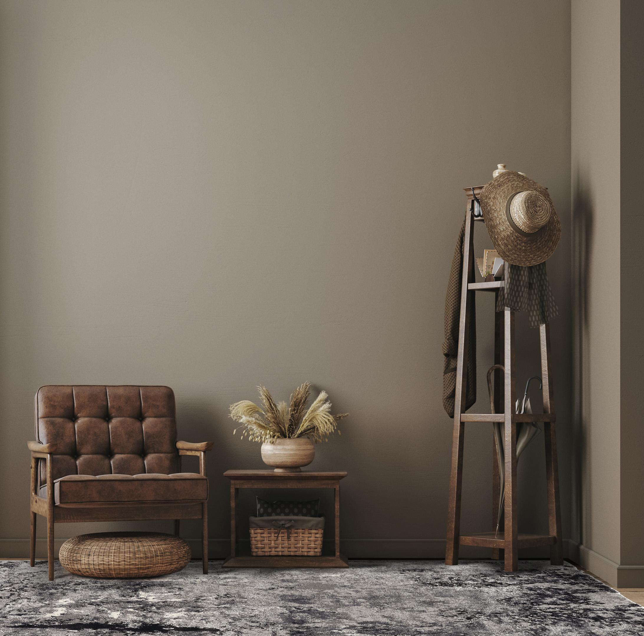 Wohnzimmer Teppich Expression Grau-Mix aus 75% Polypropylen, 25% Polyester, in der Farbe Grau-Mix | Homerugs - Raumansicht