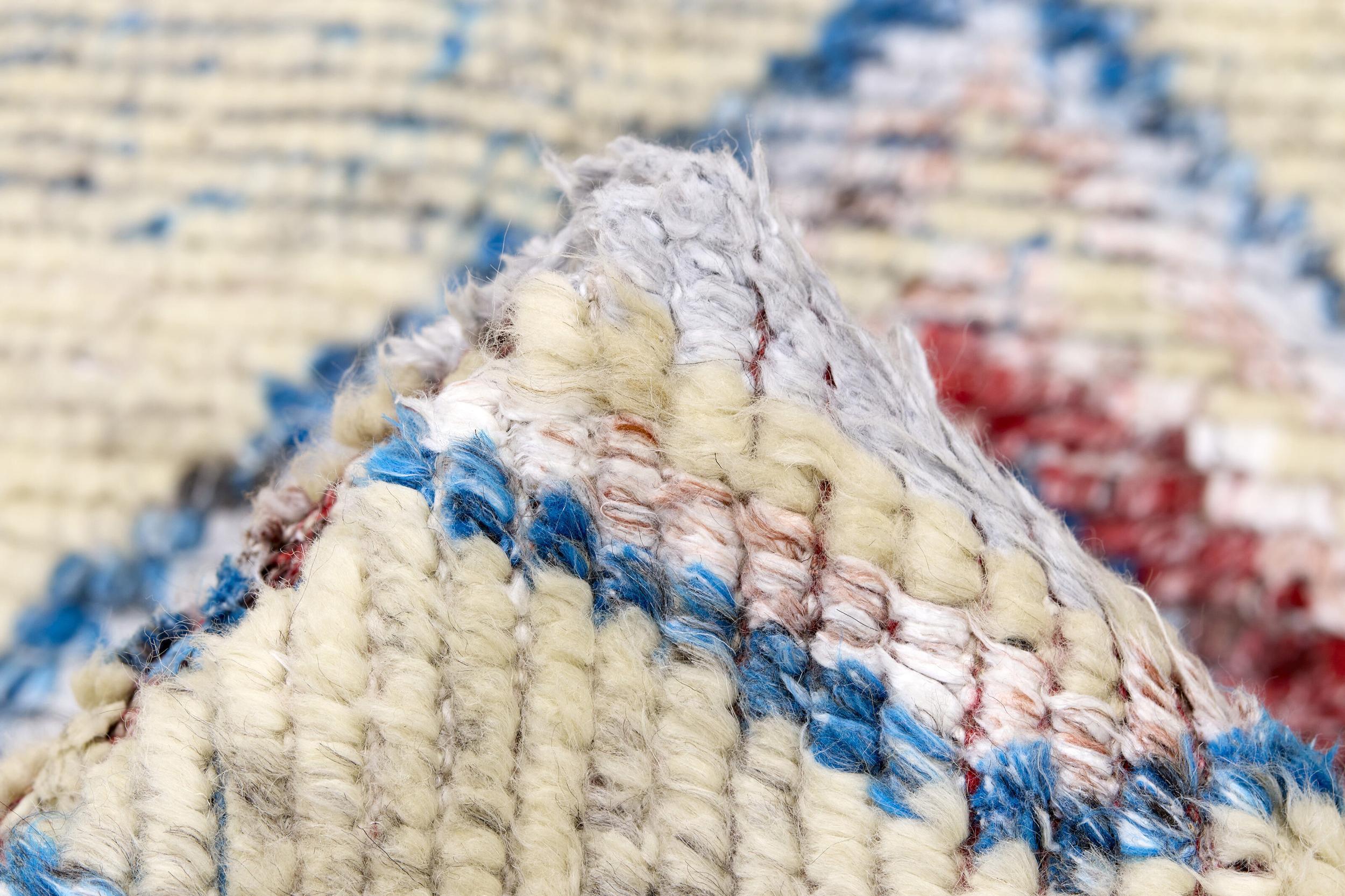 Teppich Tribe MD-39, Ivory Red aus Wolle, in der Farbe Ivory | Homerugs - Detailsicht (5)