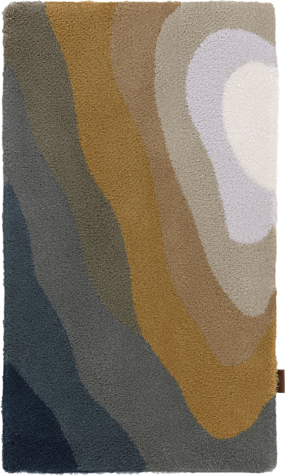 Limited Edition Designer-Teppich Allegro Low Neutral Gold | Homerugs - Dein TEPPICH-Onlineshop | Top view