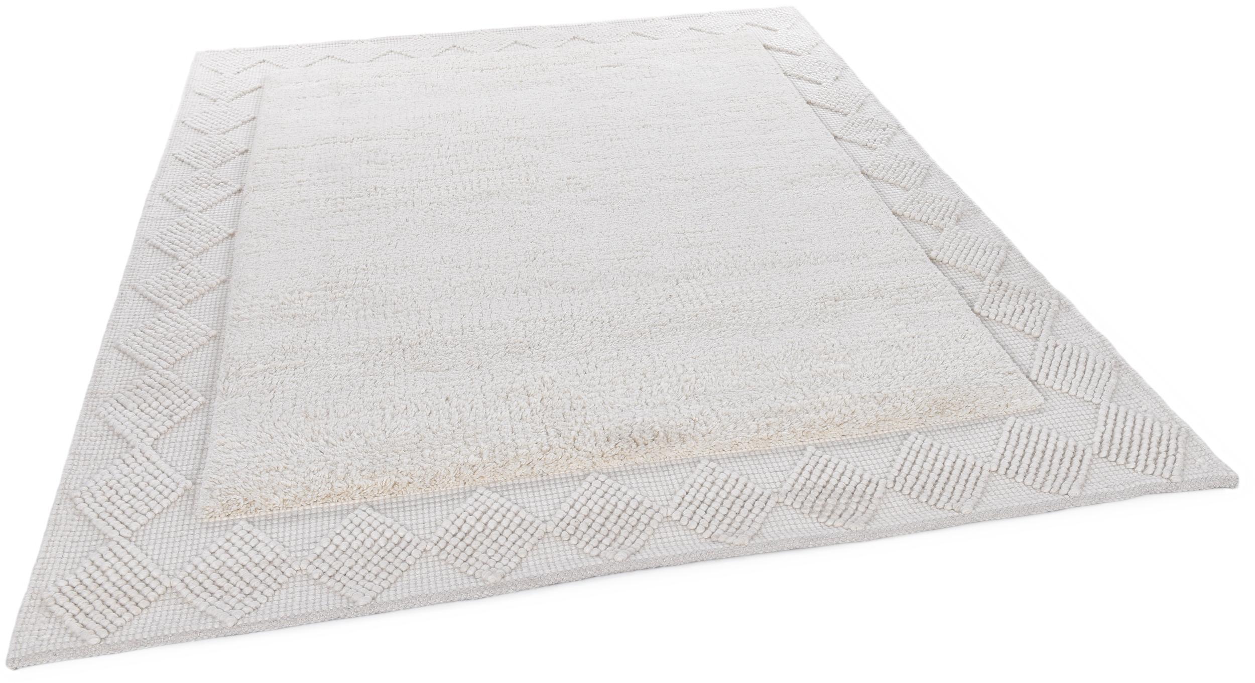 Wohnzimmer Teppich Bergen 630 100 Natural aus 100% Schurwolle, in der Farbe Natural | Homerugs - Detailsicht (8)