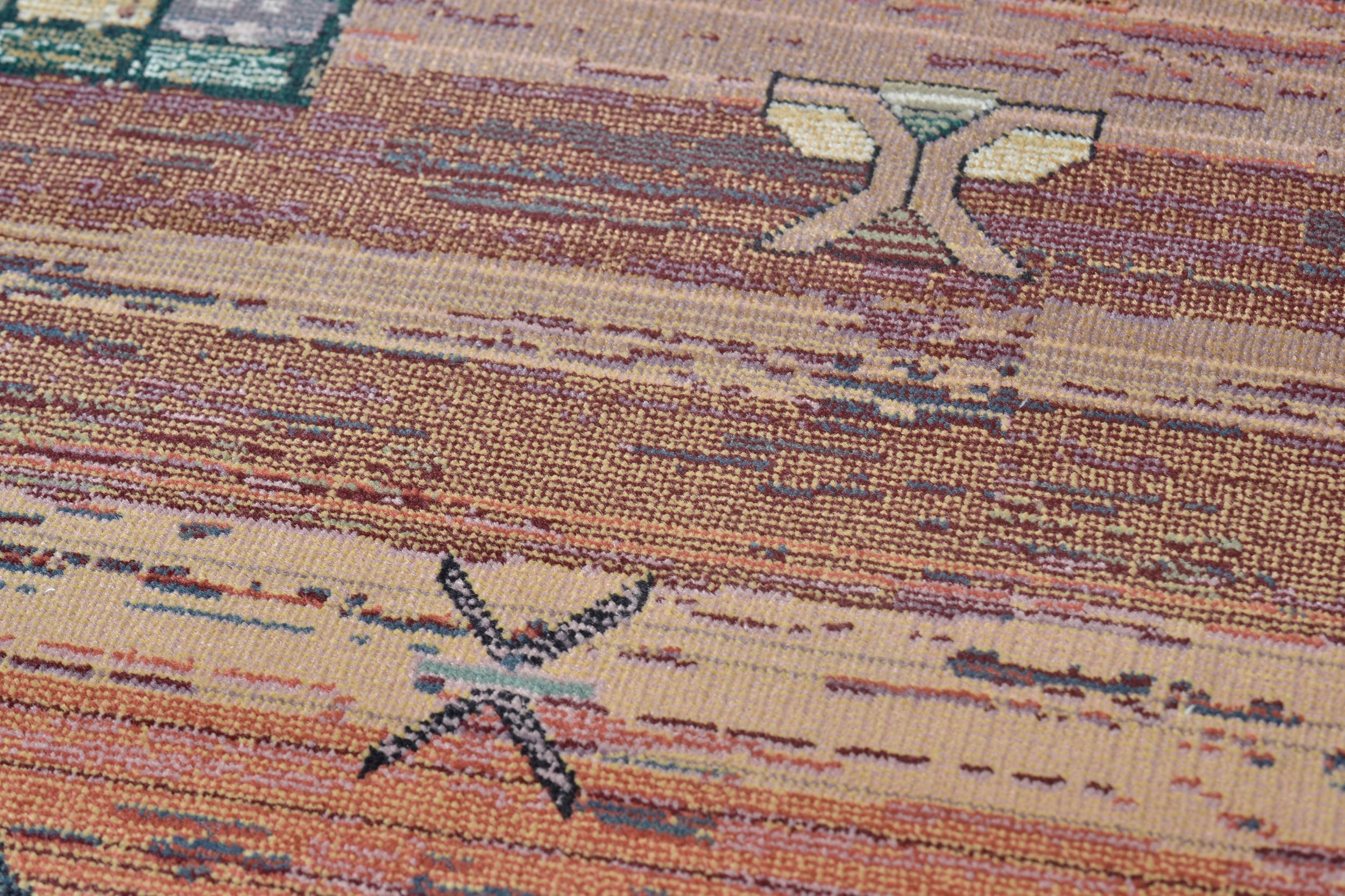 Schlafzimmer Teppich Gabiro 2 450 Terra aus 100% Polypropylen, in der Farbe Terra | Homerugs - Detailsicht (4)