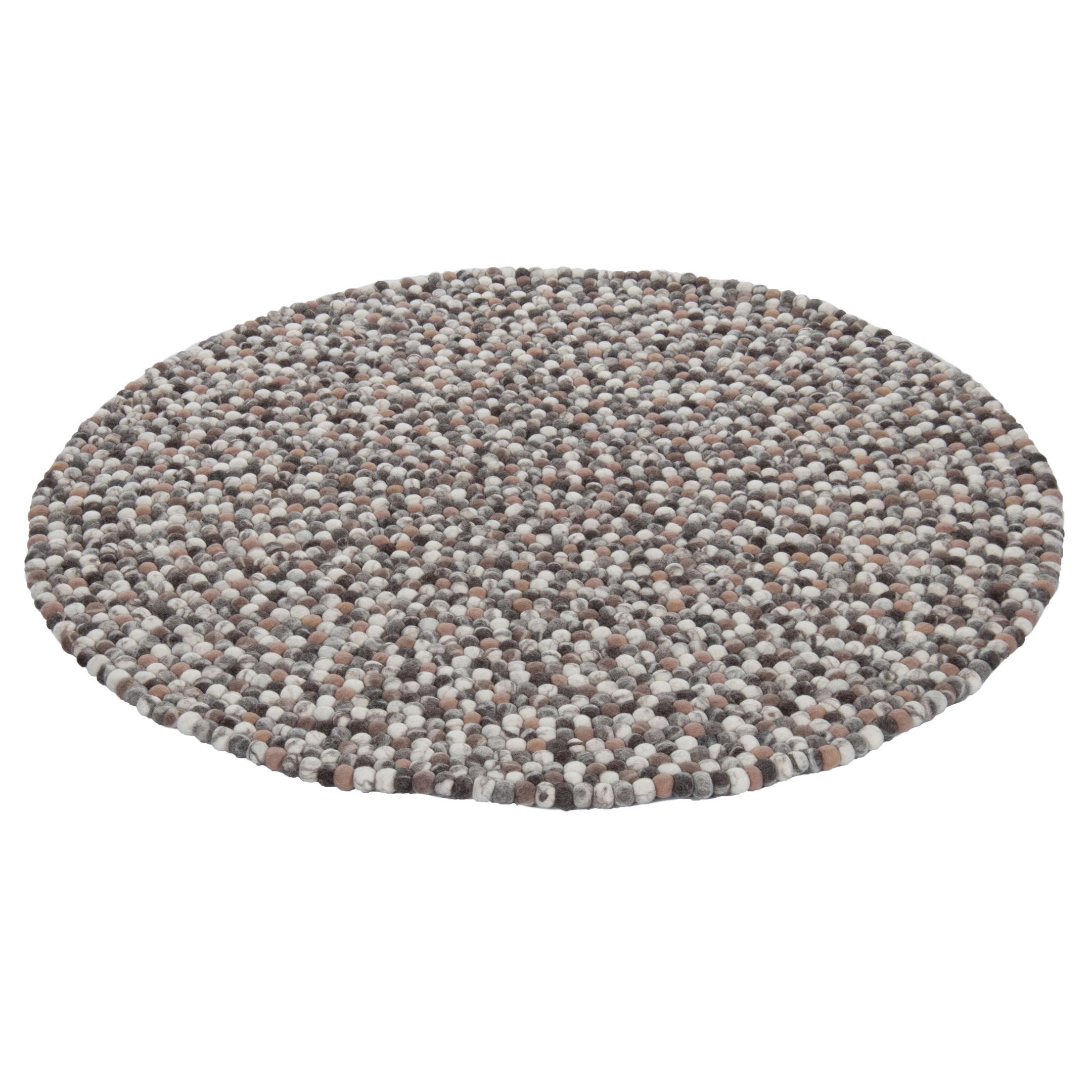 Living room rug Felty 2.2 Uni 115 Natural/Multi, 90-100% Virgin wool, in colour Natural/Multi | Homerugs - Detail View (3)