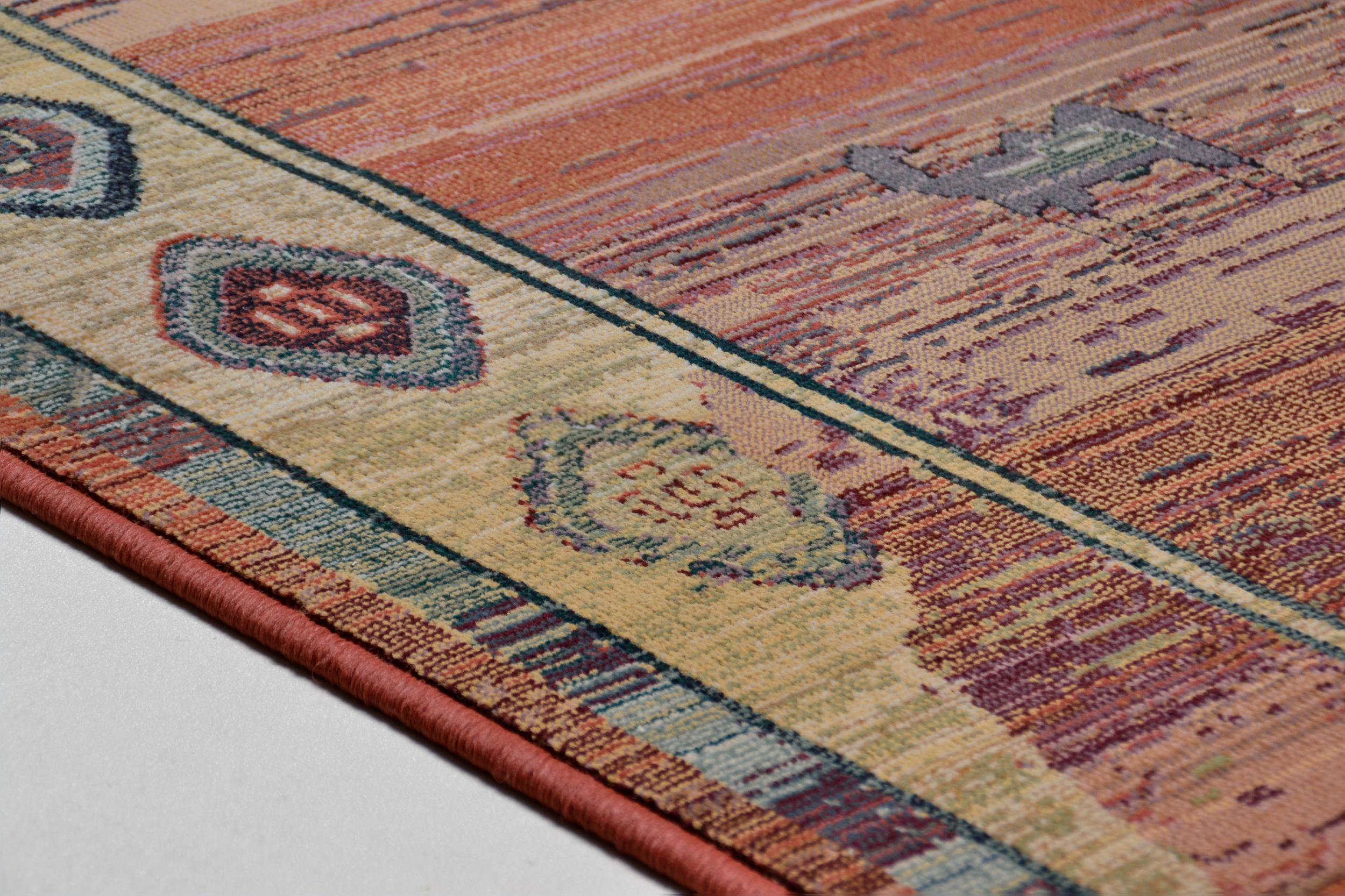 Schlafzimmer Teppich Gabiro 2 450 Terra aus 100% Polypropylen, in der Farbe Terra | Homerugs - Detailsicht (5)